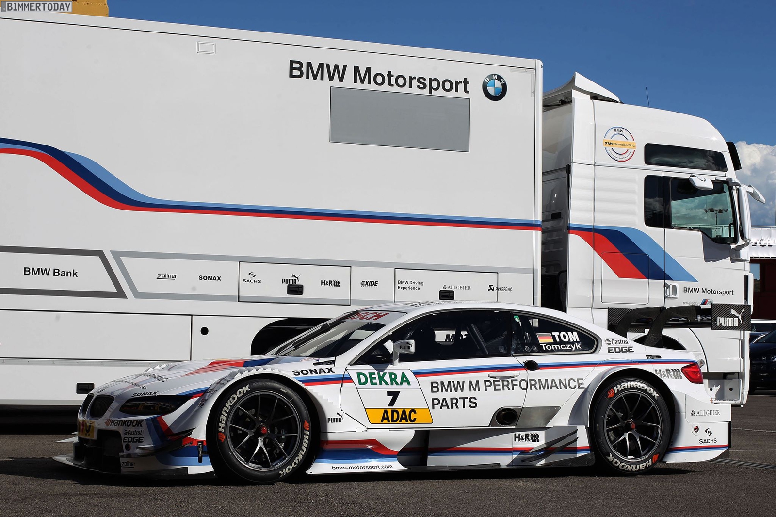 Bmw m3 dtm testing #1