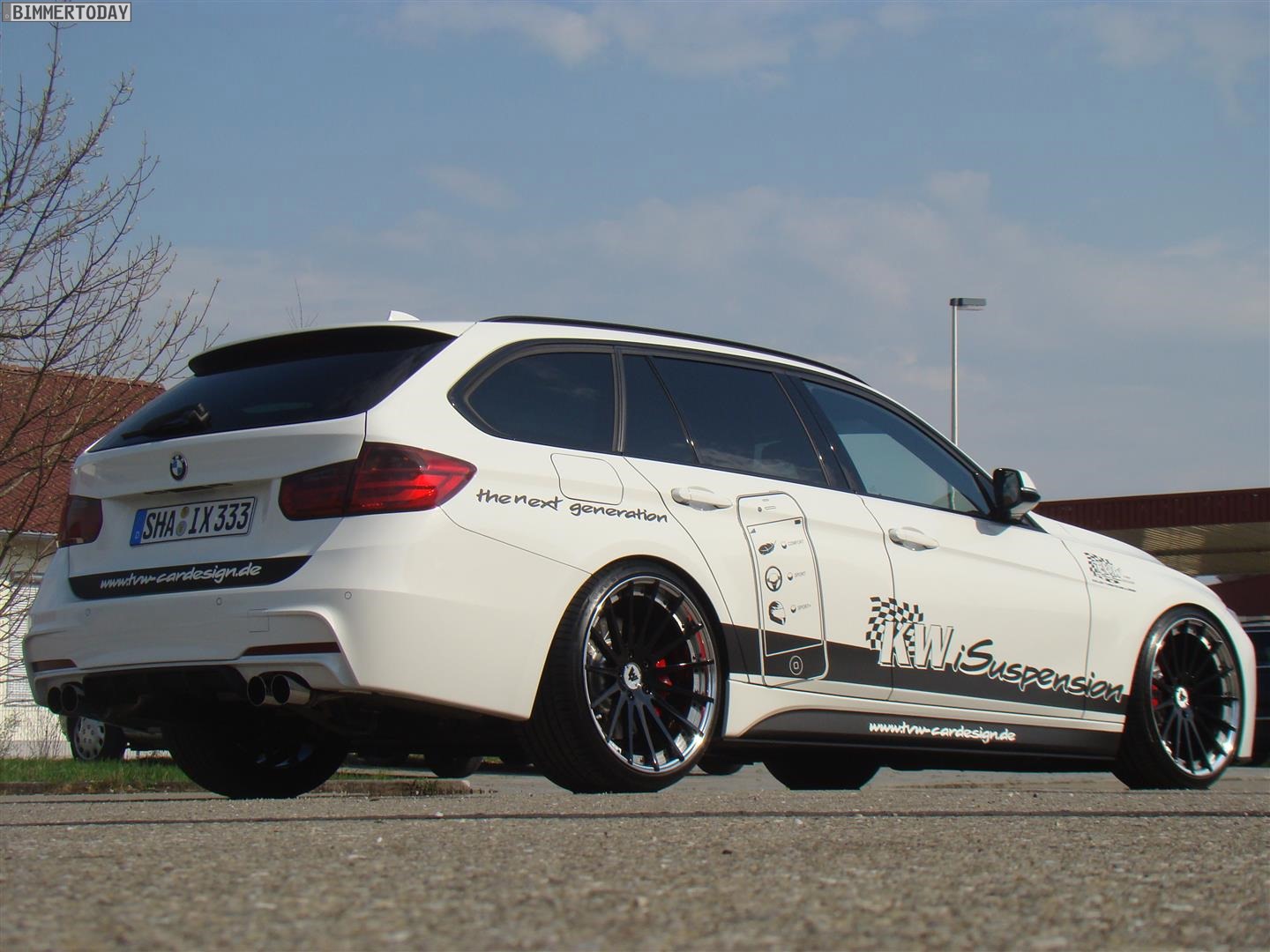 Bmw 320d touring tuning #1