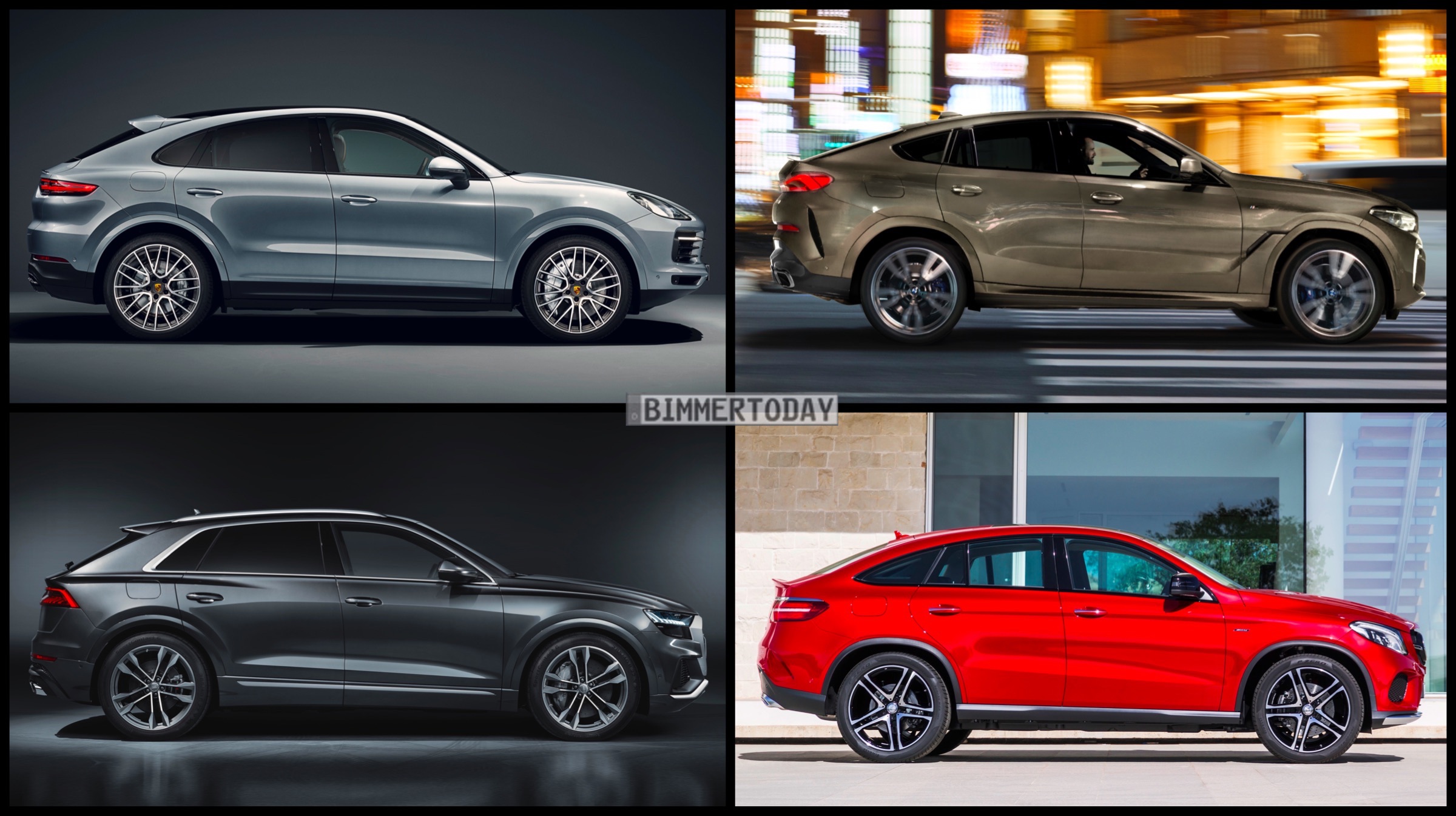 Bild Vergleich Bmw X6 G06 Vs Q8 Cayenne Und Gle Coupé